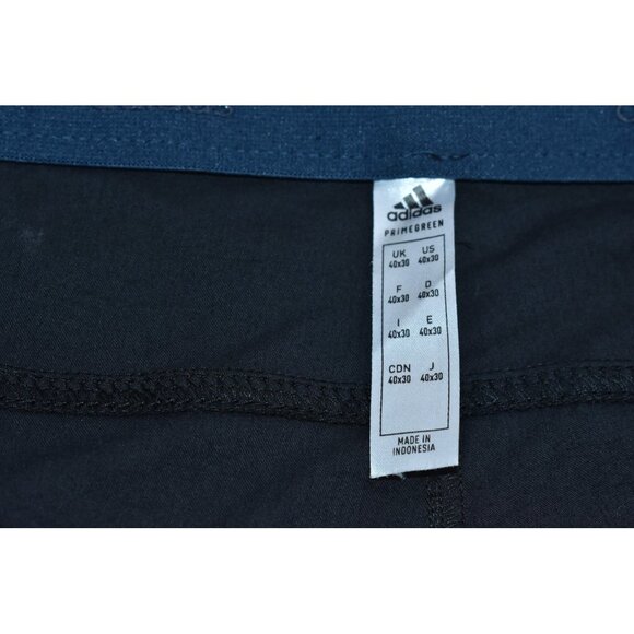 Adidas Golf Go-To 5 Pocket Men's Pants Size 40X30 Black Primegreen Tapered Fit - Picture 8 of 15